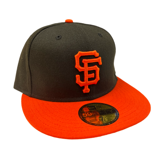 San Francisco Giants Black and Orange 59FIFTY Fitted Cap