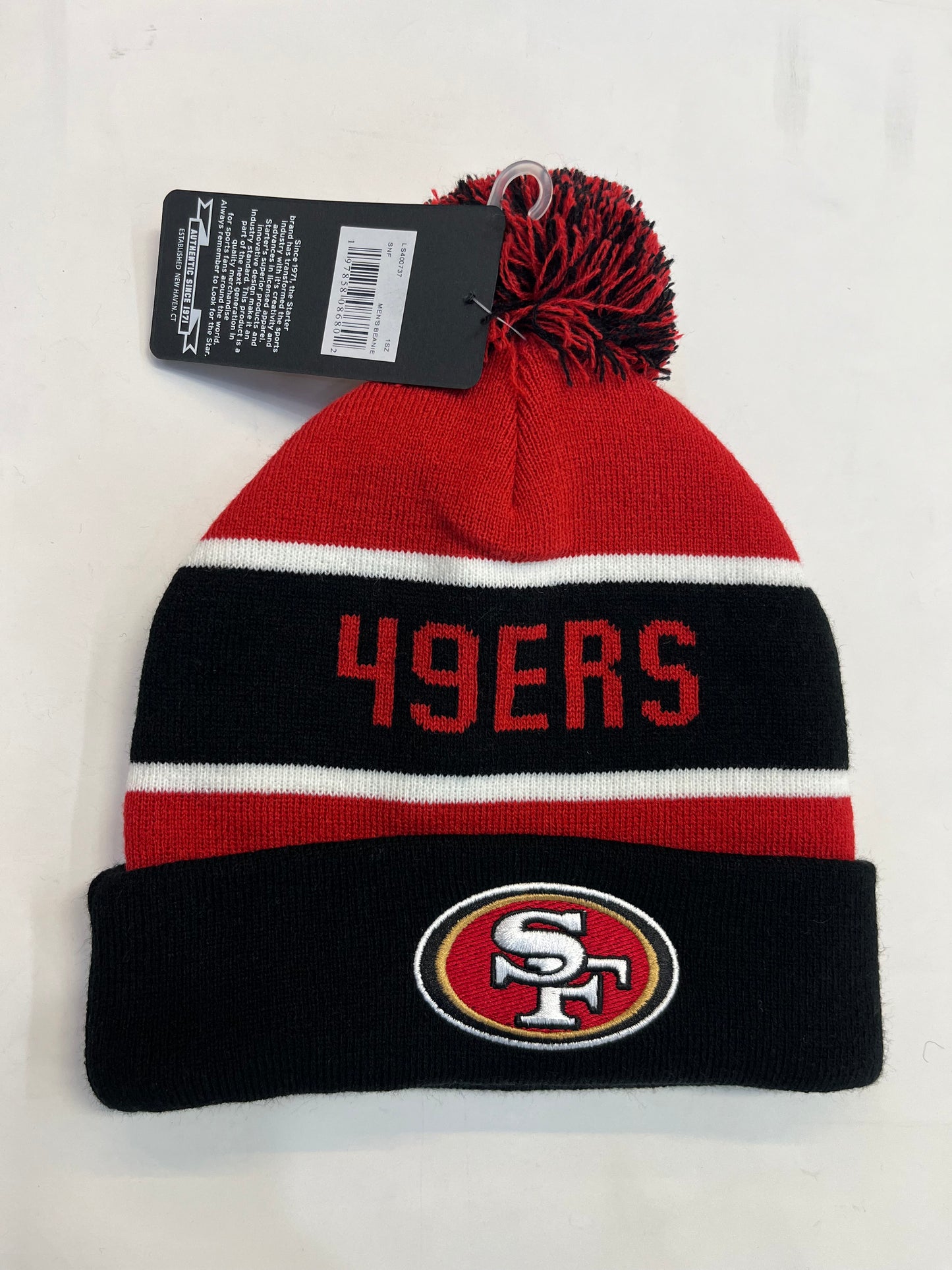 San Francisco 49ers Pom Beanie - Starter Official