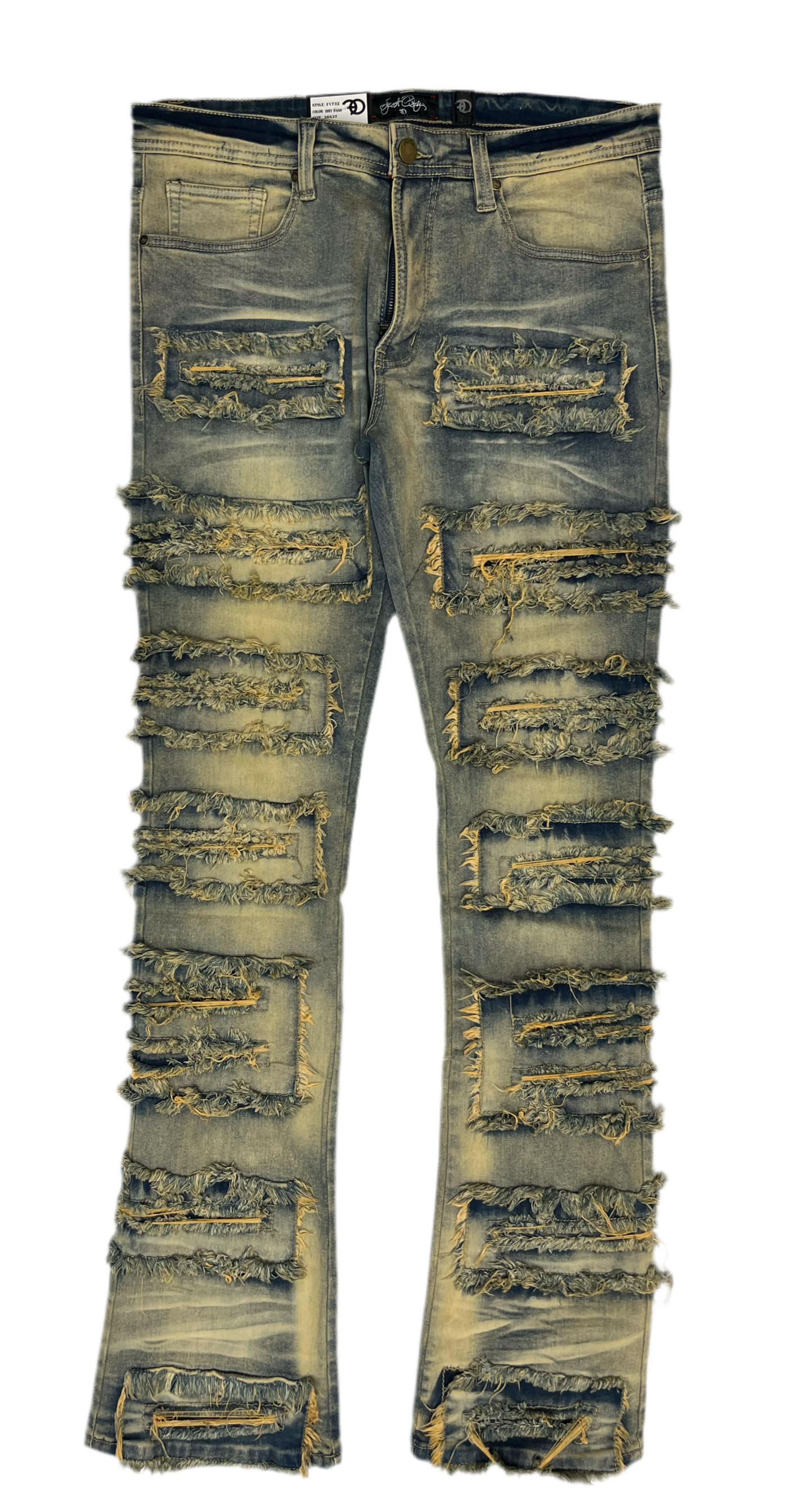 Distressed Ripped Skinny Jeans