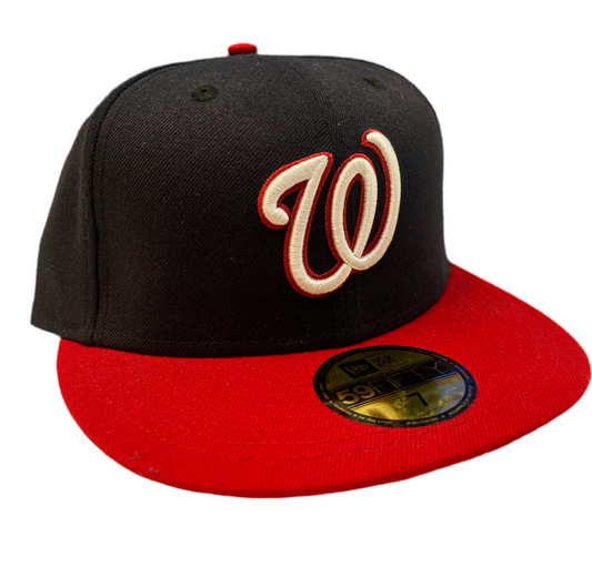 Washington Nationals Black & Red Cap