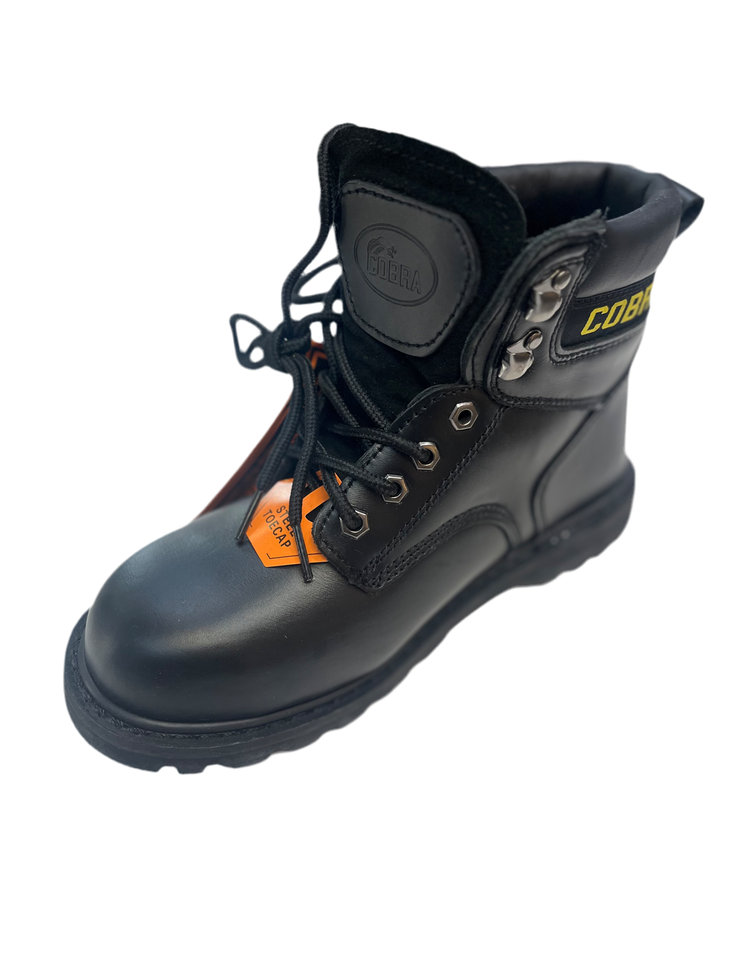 Cobra Black Steel Toe Safety Boots