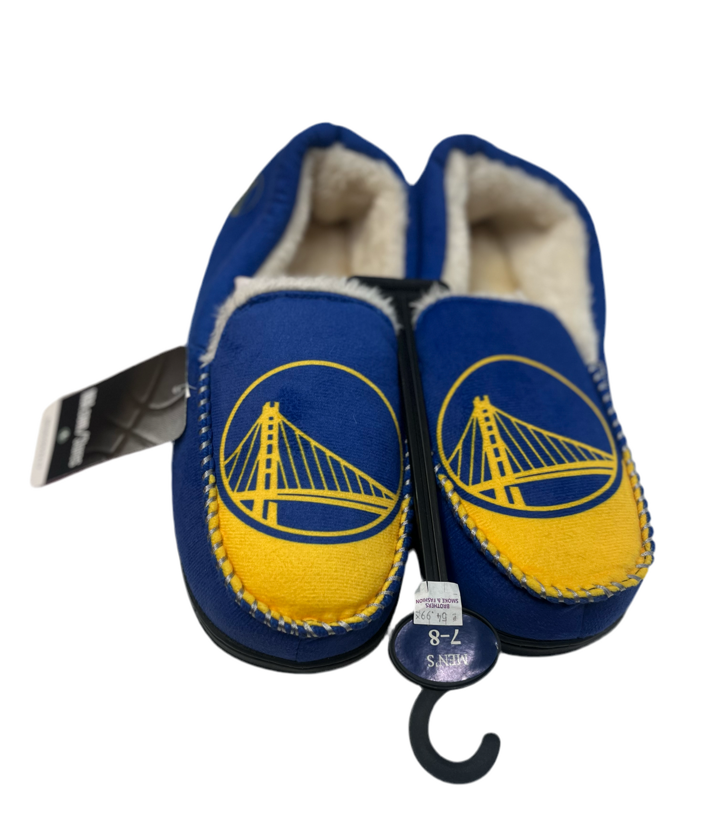 NBA Golden State Warriors Fleece-Lined Slippers