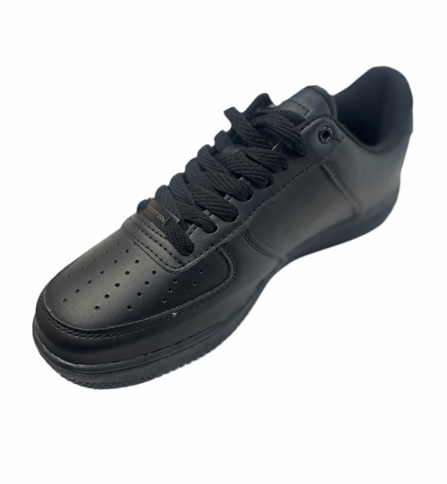 Black Leather Sneakers by Phat Farm