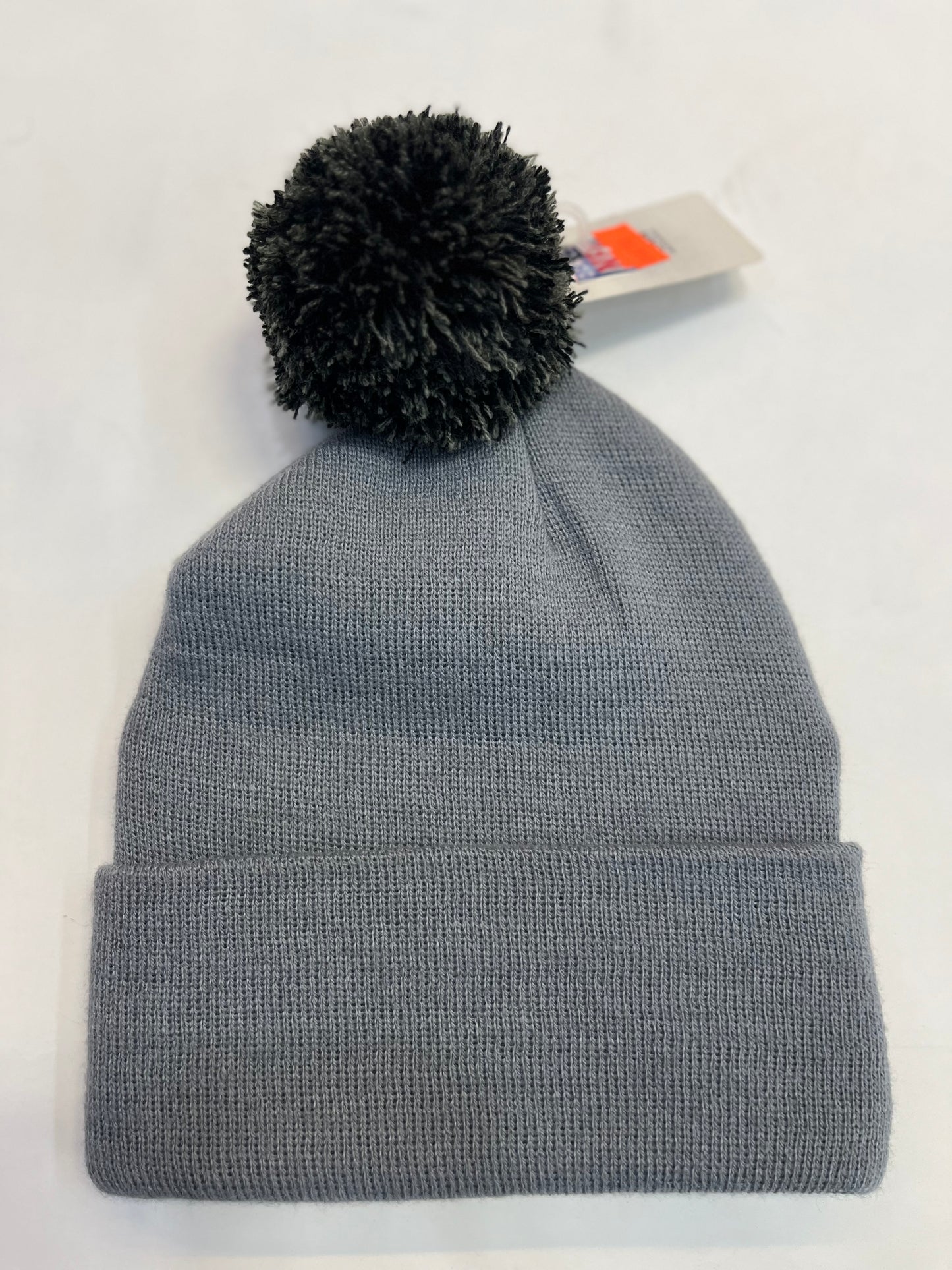 Las Vegas Raiders Gray Pom Beanie - Classic Design