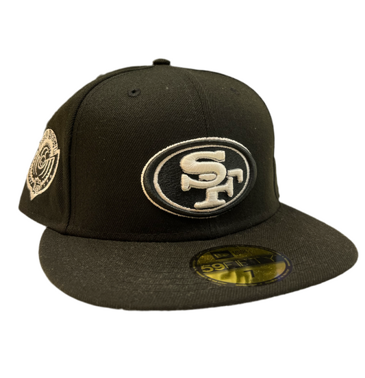 San Francisco 49ers Black 59Fifty Fitted Hat