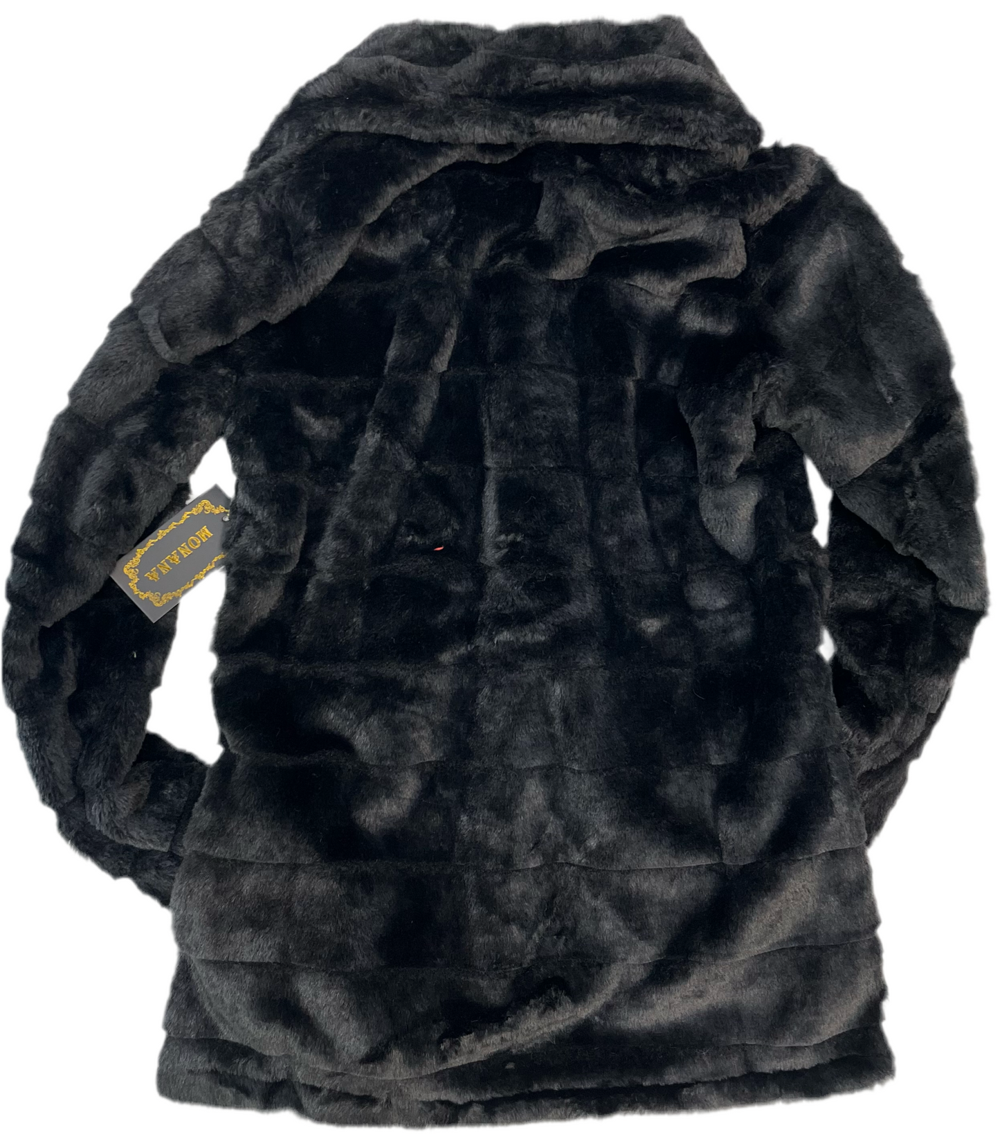 Women’s Plush Black Winter Coat