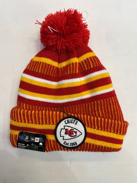 Kansas City Chiefs Pom Beanie - NFL Official by New Era