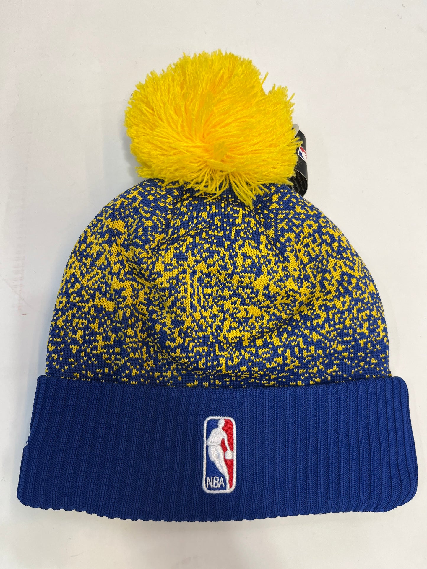 Golden State Warriors Pom Beanie - Official NBA by New Era